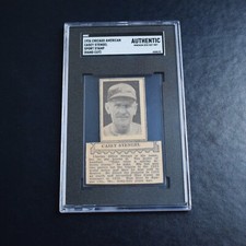 Vintage 1936 Casey Stengel Chicago American Sport Stamp, SGC Authentic, 0 Higher picture