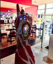 Cinemex Mexico Avengers Endgame Iron Man Infinity Gauntlet Popcorn Bucket NEW picture