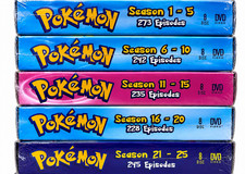 Pokemon DVD Complete Series All Region Season 1-25+23 Movies English Version USA picture