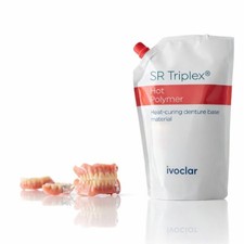 Ivoclar SR Triplex Hot Polymer Heat Cure Denture Base Material Powder 500gm. picture