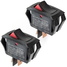Carling Technologies R Series Curvette Rocker Switch Pack of 2 10A 250VAC picture