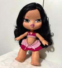 Bratz Babyz Jade Fashion Doll 8in Black Wavy Hair Green Eyes Removable Outfit picture
