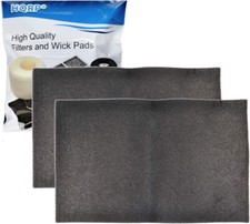 2-Pack HQRP Reusable Window Air Conditioner Foam Filter, size 24