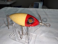 Vintage SOUTH BEND Baby Surf Oreno Wood Fishing Lure ~ 3.75