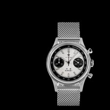 Seagull 1963 ST1901 Panda Chronograph Mesh Bracelet picture