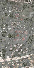 ‘Handprint’ Brand Garden Sage Tablecloth Hand Block 72”x108” Rectangular Floral picture