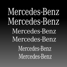 Mercedes Benz Brake Caliper Decal Stickers Set of 6 Vinyl Heat Resistant picture