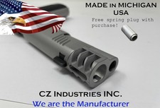 1911 Stainless Compensator Brake - Muzzle Brake - w/ SIDE SLOTS 45acp _ V1SS picture