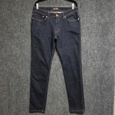 DU/ER L2X Slim Fit Jeans Mens 34x32 Blue Stretch Performance Denim Casual Preppy picture