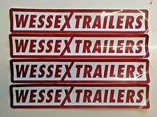 GENUINE REPLACEMENT WESSEX TRAILER STICKER PACK, 4 x STICKERS, HIGH QUALITY  picture