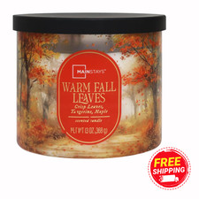 Warm Fall Leaves Scented Candle, 3-Wick, 13 oz  IN 2 DAYS......... picture