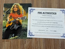 Robert Plant Autographed 8x10 photo, signed, authentic, Led Zeppelin COA picture