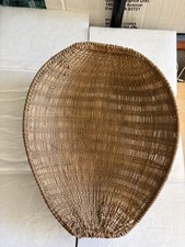 Native American winnowing basket picture