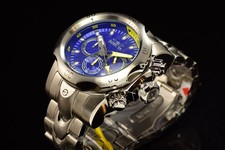 Invicta Venom MUTANT Chronograph Men's Watch 53.7mm Blue Dial Stainless Steel picture