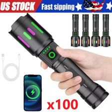 350000000 Lumen Super Bright LED Tactical Flashlight Rechargeable LED Work Light picture