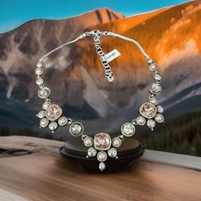 Brighton SELENE Necklace Crystal And Glass Pearls List $158 NWT Rare Find picture