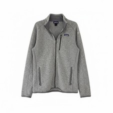 Patagonia Better Sweater Full Zip Fleece Jacket Grey Mens Medium JELD-WEN Logo picture