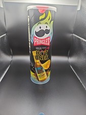 Pringles Hot Ones Los Calientes Verde Crisps 5.5 oz Sealed Not Open picture