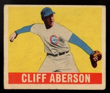 1948-49 Leaf # 136 - Cliff Aberson - Chicago Cubs picture