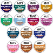 Maud's Super Flavored Decaf Coffee Pods Variety Pack, 160 ct 14 Assorted Flavors picture