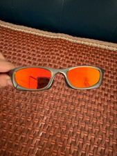 Retro Polarized Sunglasses Oakley Mag Four Grey  Frame Red Lenses picture