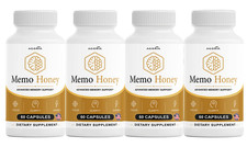 (4 Pack) Memo Honey Advanced Natural Brain Health Support MemoHoney Capsules picture