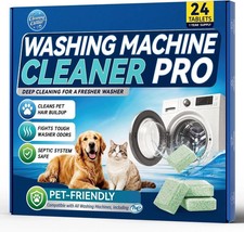 Washing Machine Cleaner Tablets - 24 Pack for a 12 Month Supply. Fo picture