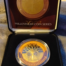 2001 Australia $10 Millennium Series The Future Proof Bimetallic KM#1105 picture
