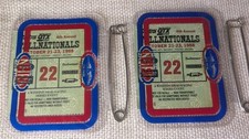 2 Vtg 88' NHRA FALLNATIONALS Winston Drag Racing Ticket Stub w/Holder 4th Annual picture