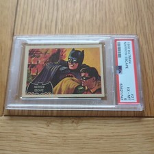 1966 O-Pee-Chee Batman Black Bat Batman Robin Narrow Escape #21 PSA 6  picture
