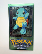 VINTAGE RARE 1998 TOPPS POKEMON TV ANIMATION EDITION SQUIRTLE UNOPENED PROMO picture