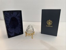 Faberge Crystal egg- Star of the north limited production 1969 hand signed picture