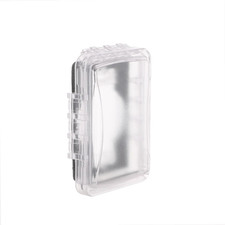 10 PACK LOT TAYMAC 1-Gang Weatherproof Flip Cover Flat 16-in-1 Clear picture