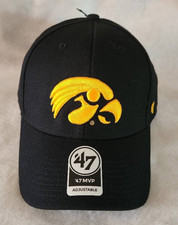 '47 Iowa Hawkeyes Cap Hat 47 MVP  Black Adjustable NEW picture
