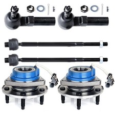 6pcs Suspension Kit Front L/R Upper/Lower Inner/Outer Buick Cadillac Hub Bearing picture