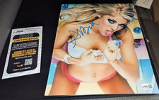 WWE  ALEXA BLISS  SIGNED  SEXY 8X10 CANDY  PHOTO WITH JSA COA picture
