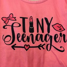 Cute pink girls short sleeve picture