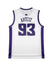 Vintage Reebok Sacramento Kings Ron Artest 93 NBA Jersey Mens Medium White Y2K picture