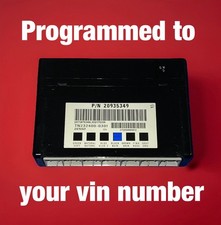 20935349 GM Body Control Module Programmed To Your VIN BCM picture