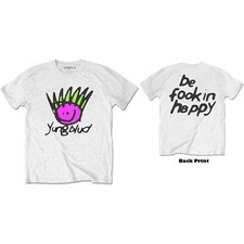 Yungblud Unisex T-Shirt: Face (Back Print) picture