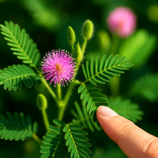 200+ MIMOSA PUDICA SENSITIVE PLANT SEEDS | TOUCH‑ME‑NOT FUN HOUSEPLANT | AUTUMN picture