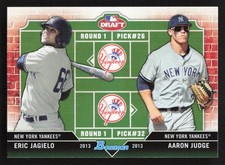 2013 Bowman Draft Picks & Prospects Aaron Judge Eric Jagielo Dual Draftee DD-JJ picture