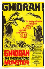 Ghidrah the Three-Headed Monster (1964) Movie Poster (Ghidorah Godzilla) picture