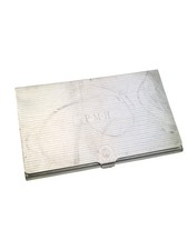 Vintage Cartier Sterling Silver Business Card Case Holder Monogrammed picture