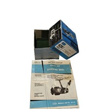 Vintage Sears 420 Spinning Reel Original Box And Owners Manual Only ( No Reel) picture