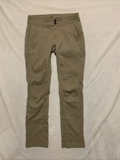 Prana Womens Halle Hiking Pants Size 2  Roll Up Legs Outdoor Utility Tan picture