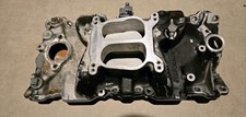 EDELBROCK Performer Aluminum Intake Manifold #2101 For Chevy Small Block 327/350 picture