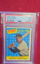 1958 Topps - Sport Magazine '58 All Star Selection Willie Mays #486 picture