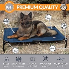 K&H Outdoor Elevated Dog Bed - Cooling Raised Dog Bed for Large & Extra-Large - picture