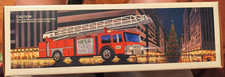 RARE Vintage 1986 HESS Toy Fire Truck Bank NEW In Original Box picture